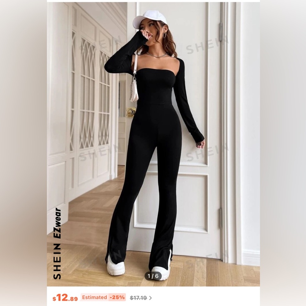 Jumpsuit flare leg